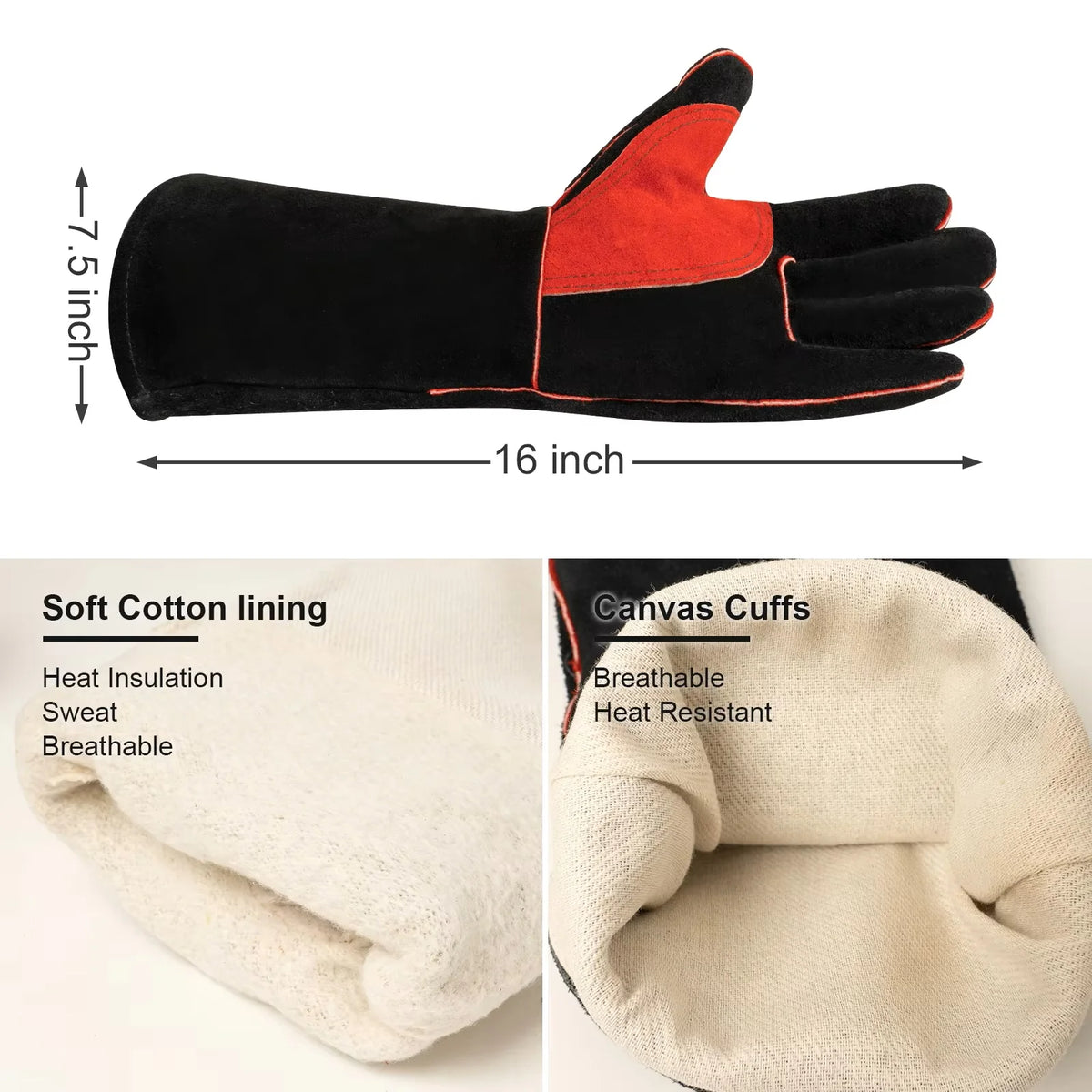 Gloves For Heat Works & Resistant BBQ Glove