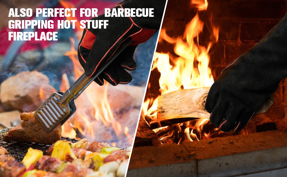 Gloves For Heat Works & Resistant BBQ Glove