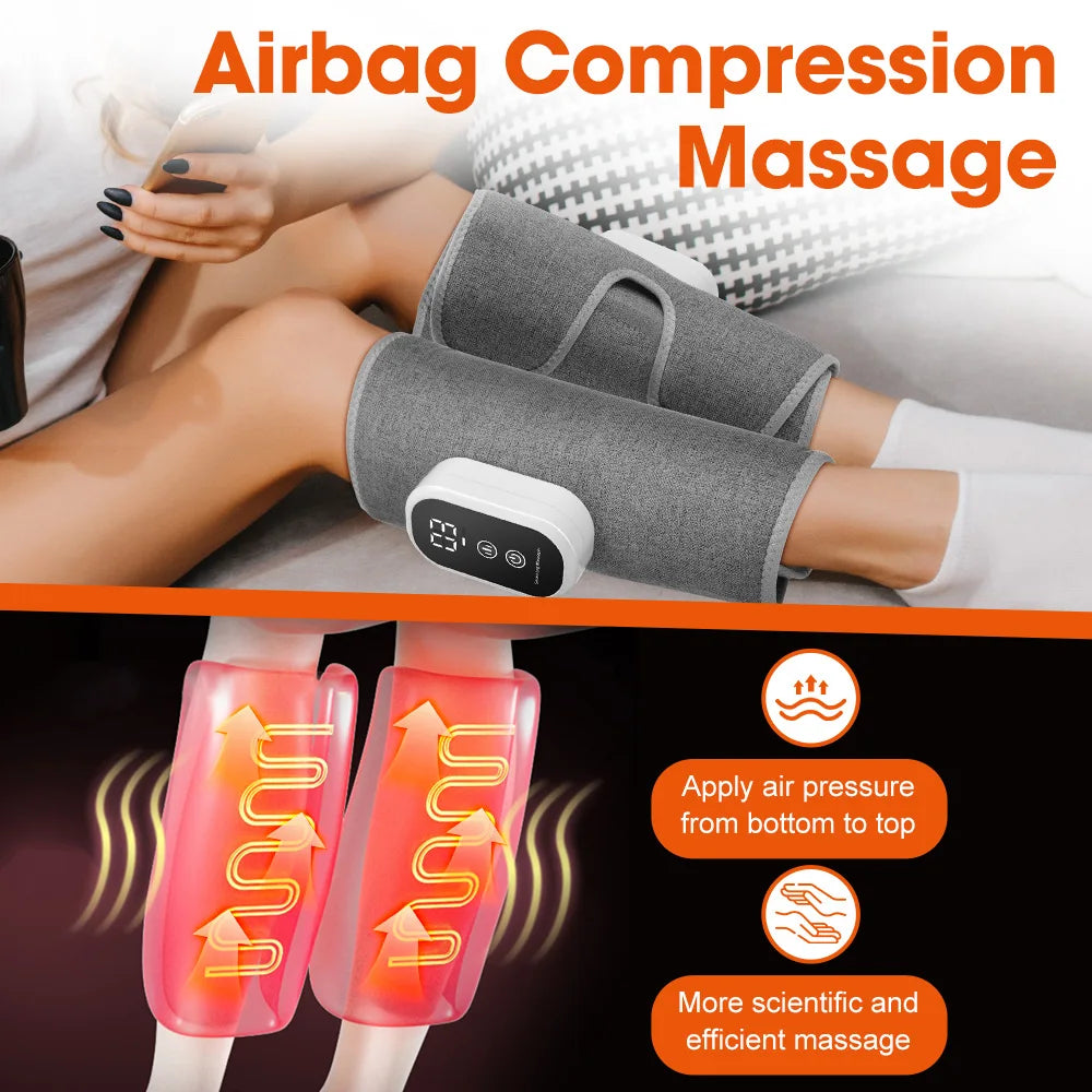 Electric Cordless 360° Air Pressure Calf Leg Massanger